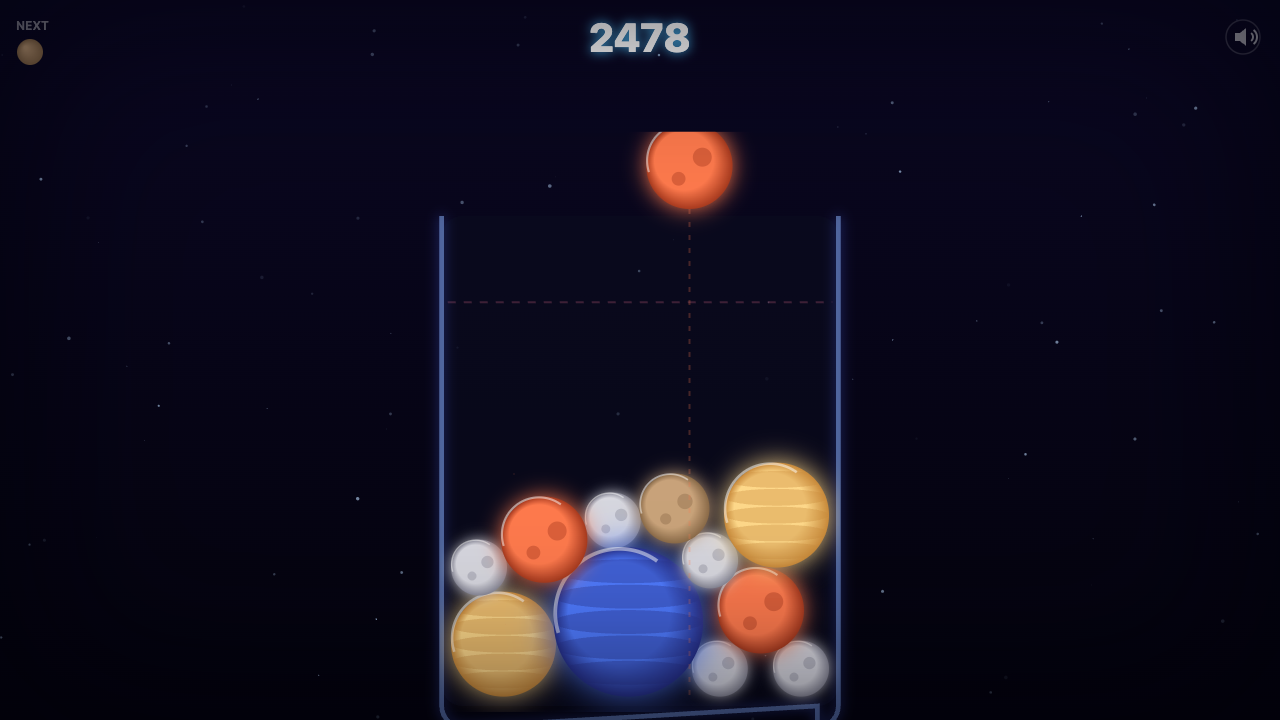 Planet Drop — merge worlds, grow a star